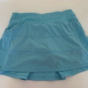 lululemon athletica Light Blue Athletic Skort